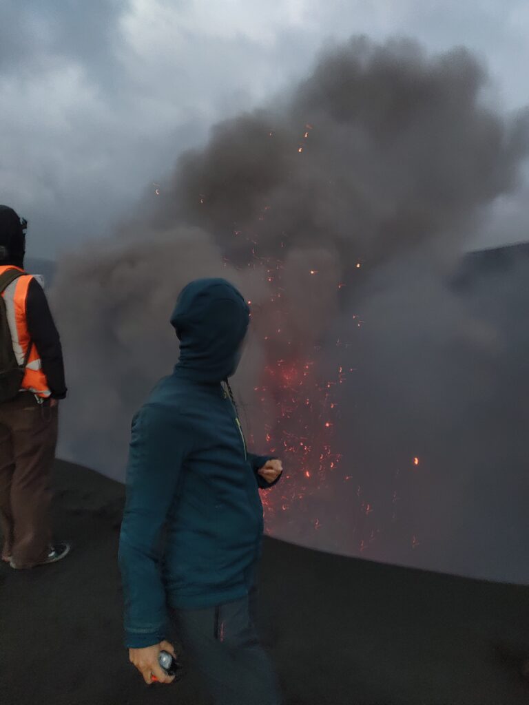 Mt. Yasur vulkán, Vanuatu