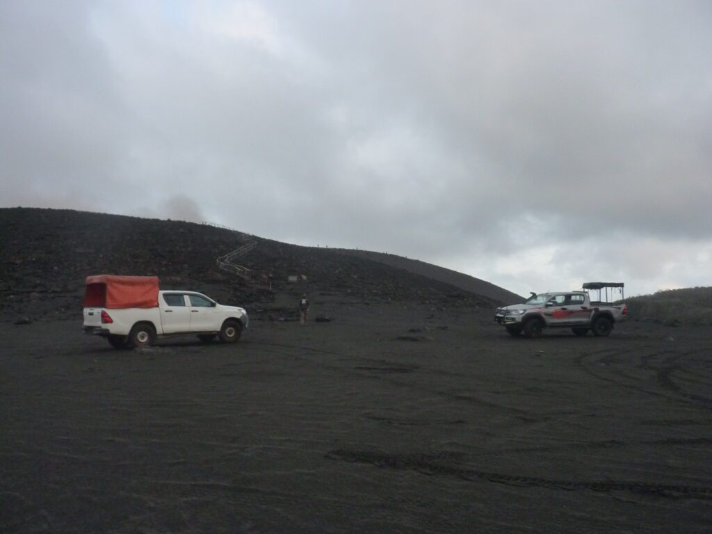 Mt. Yasur parkoló, Vanuatu