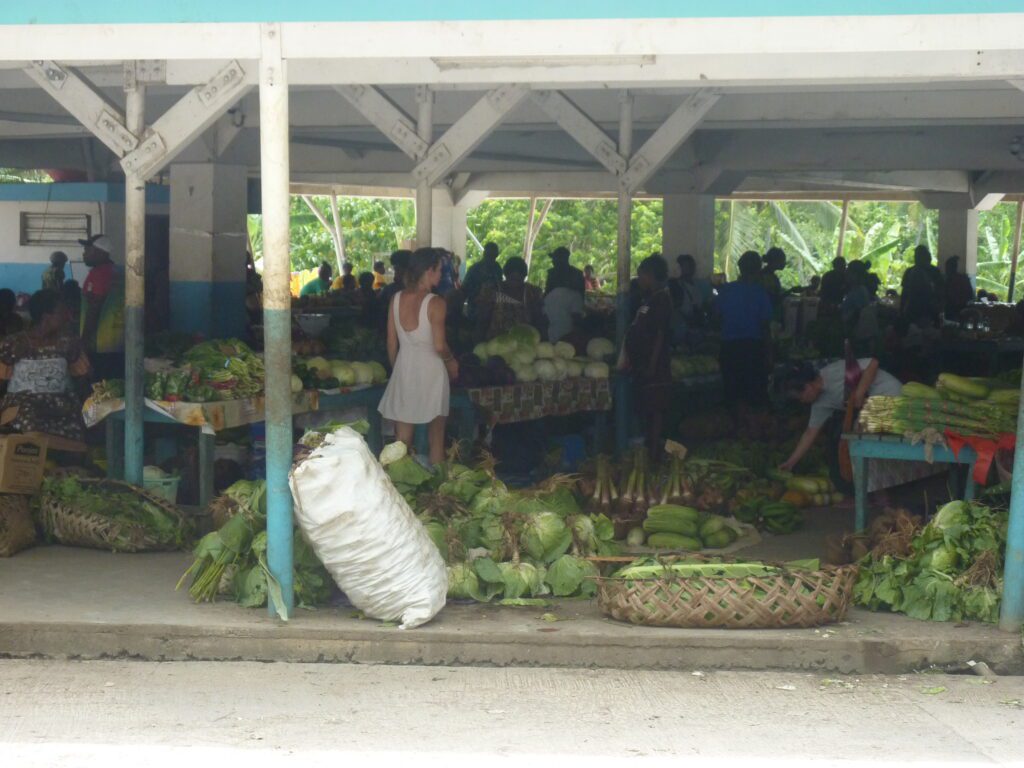 Luganville piac, Vanuatu