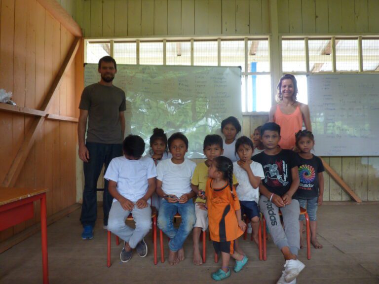 Achuar osztálykép, Ecuador
