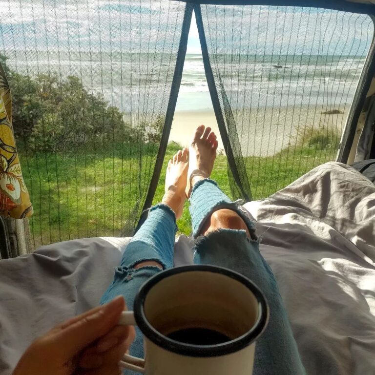 vadkemping Új-Zéland