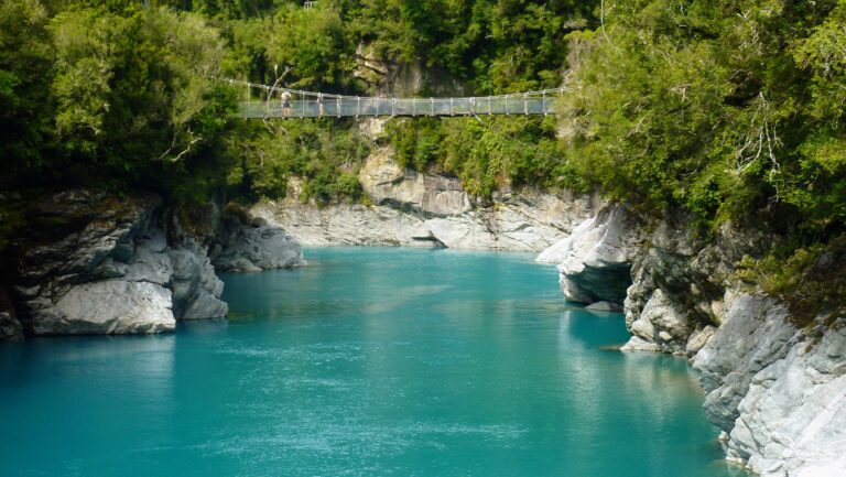 Hokitika Gorge, Új-Zéland nyugati part