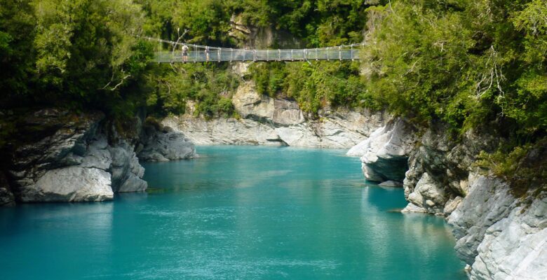 Hokitika Gorge, Új-Zéland nyugati part